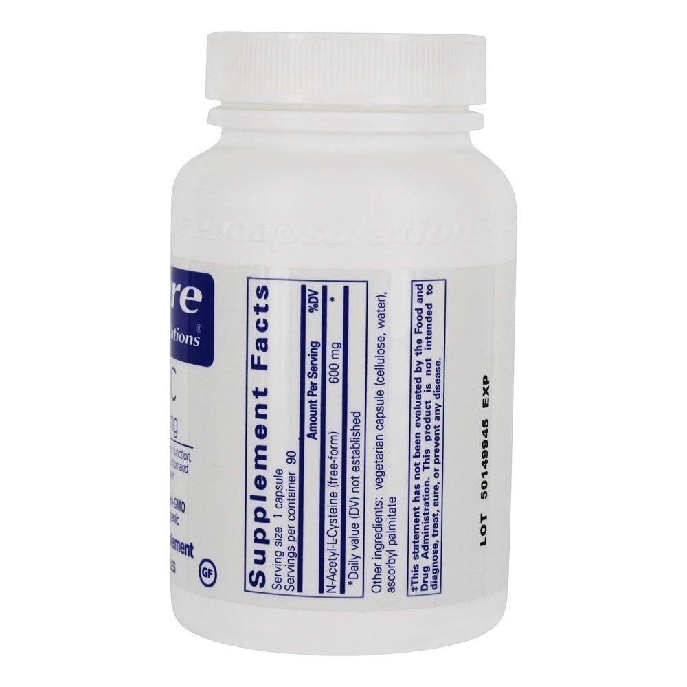 Pure Encapsulations NAC 600mg - 90 Capsules