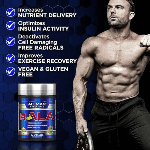 Allmax R-ALA (Alpha Lipoic Acid) 125mg, 60 Capsules