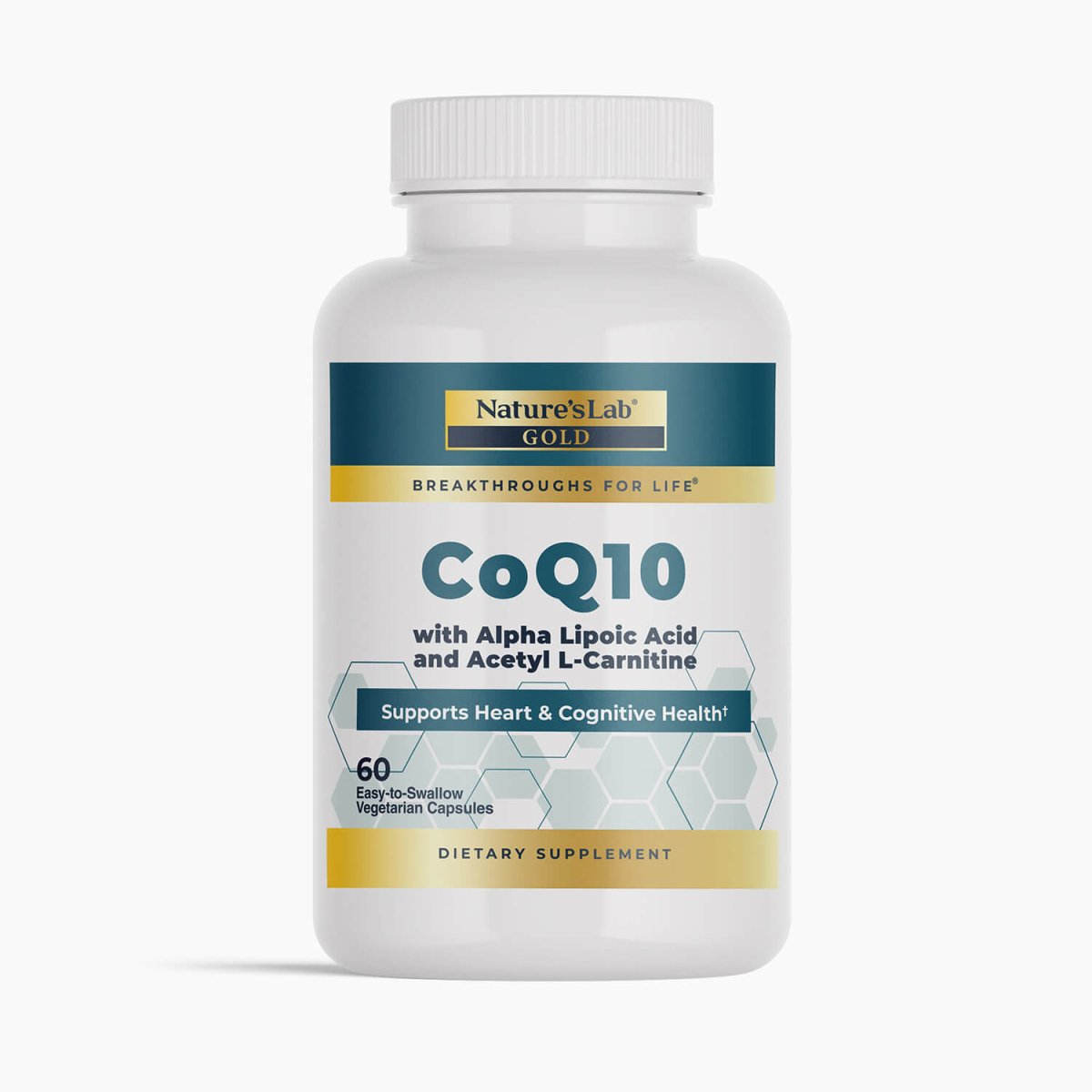 Nature's Lab Gold CoQ10 + Alpha Lipoic Acid + Acetyl L-Carnitine HCl