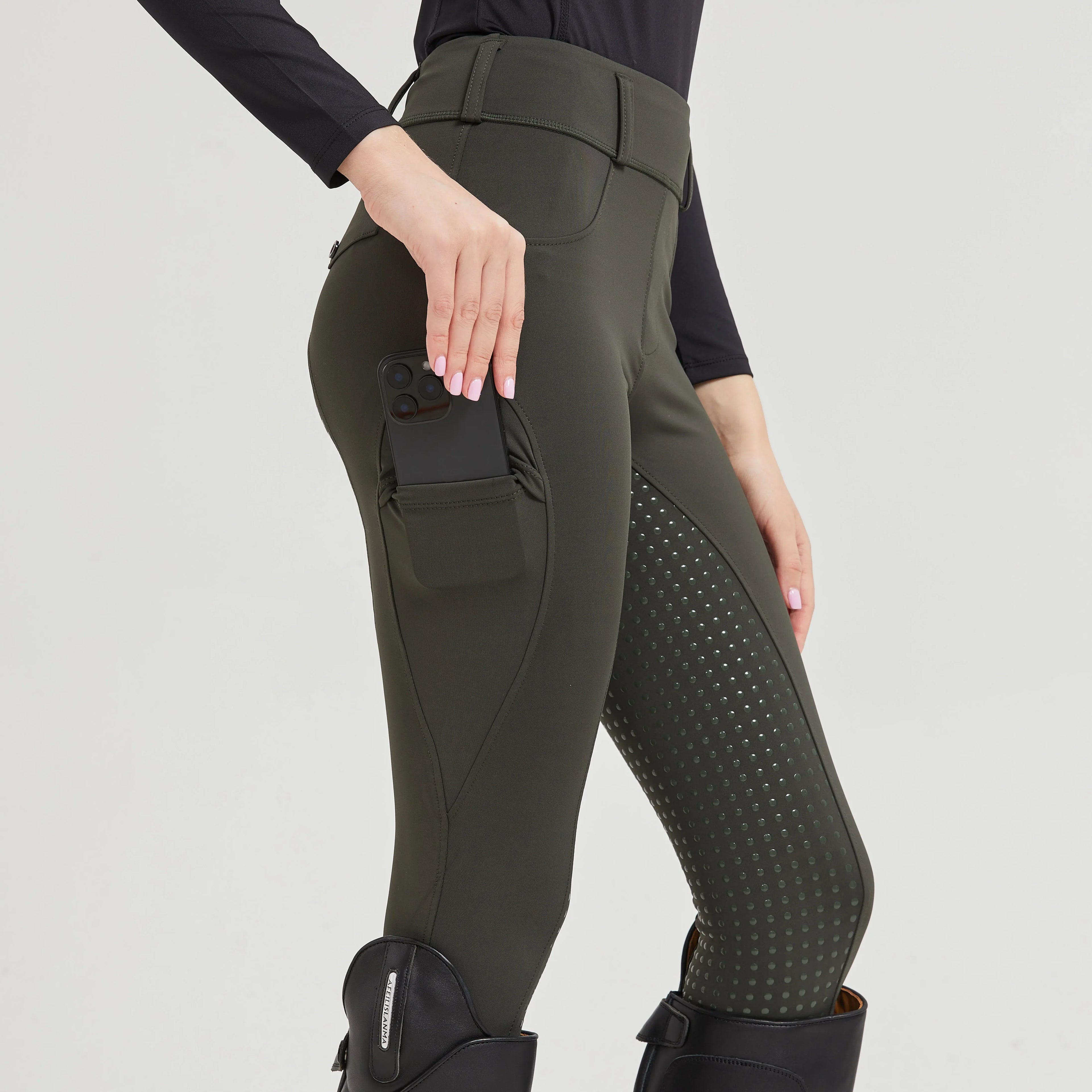 Pro Equestrian Silicone Grip Riding Pants
